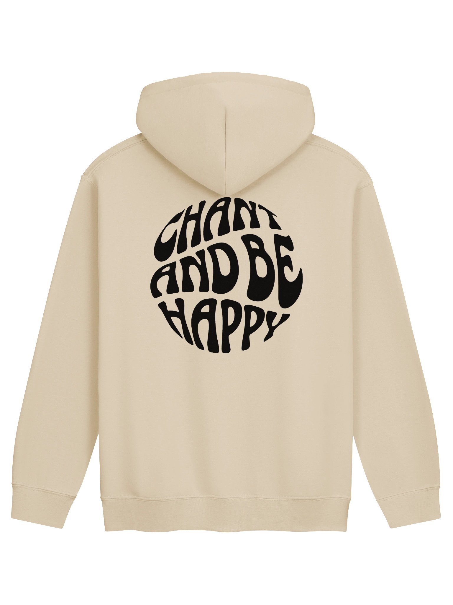 chant and be happy hoodie - black embroidery product image (2)