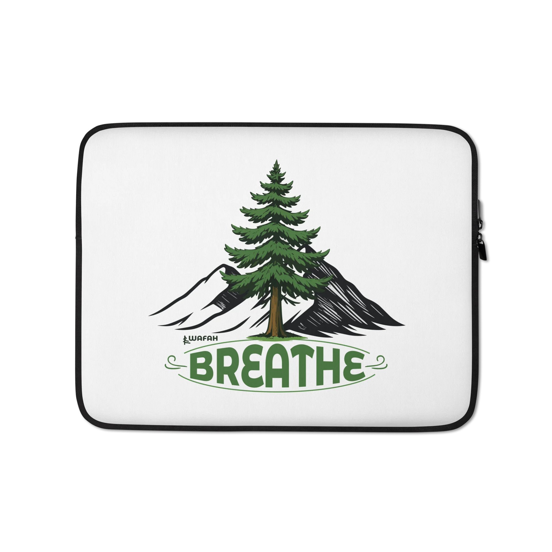 Breathe Easy Evergreen Laptop Sleeve product image (1)