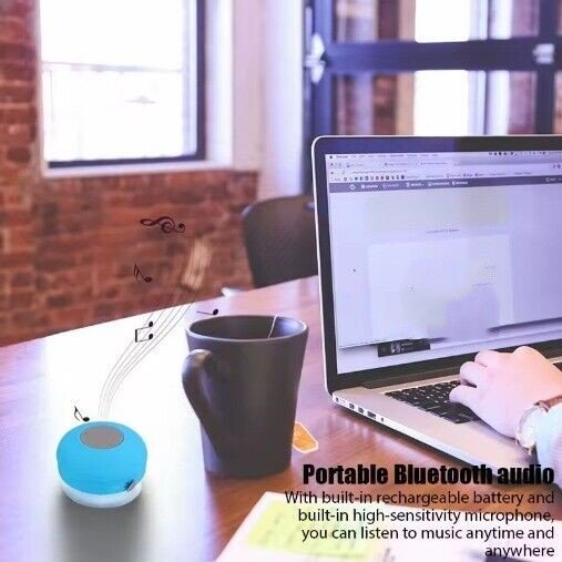 Mini Portable Waterproof Bluetooth Shower Speaker - Wireless Suction Cup Audio product image (14)