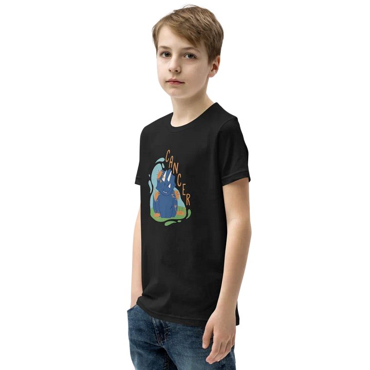 Youth Cancer Dino T-Shirt product image (6)
