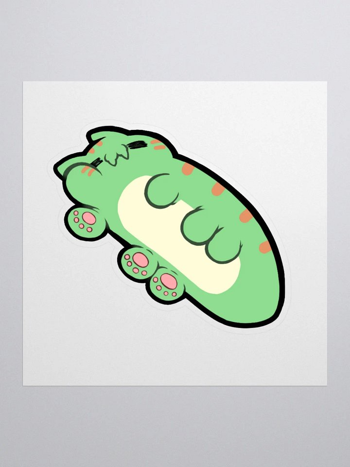 Sleepy Bean Sticker product image (1)