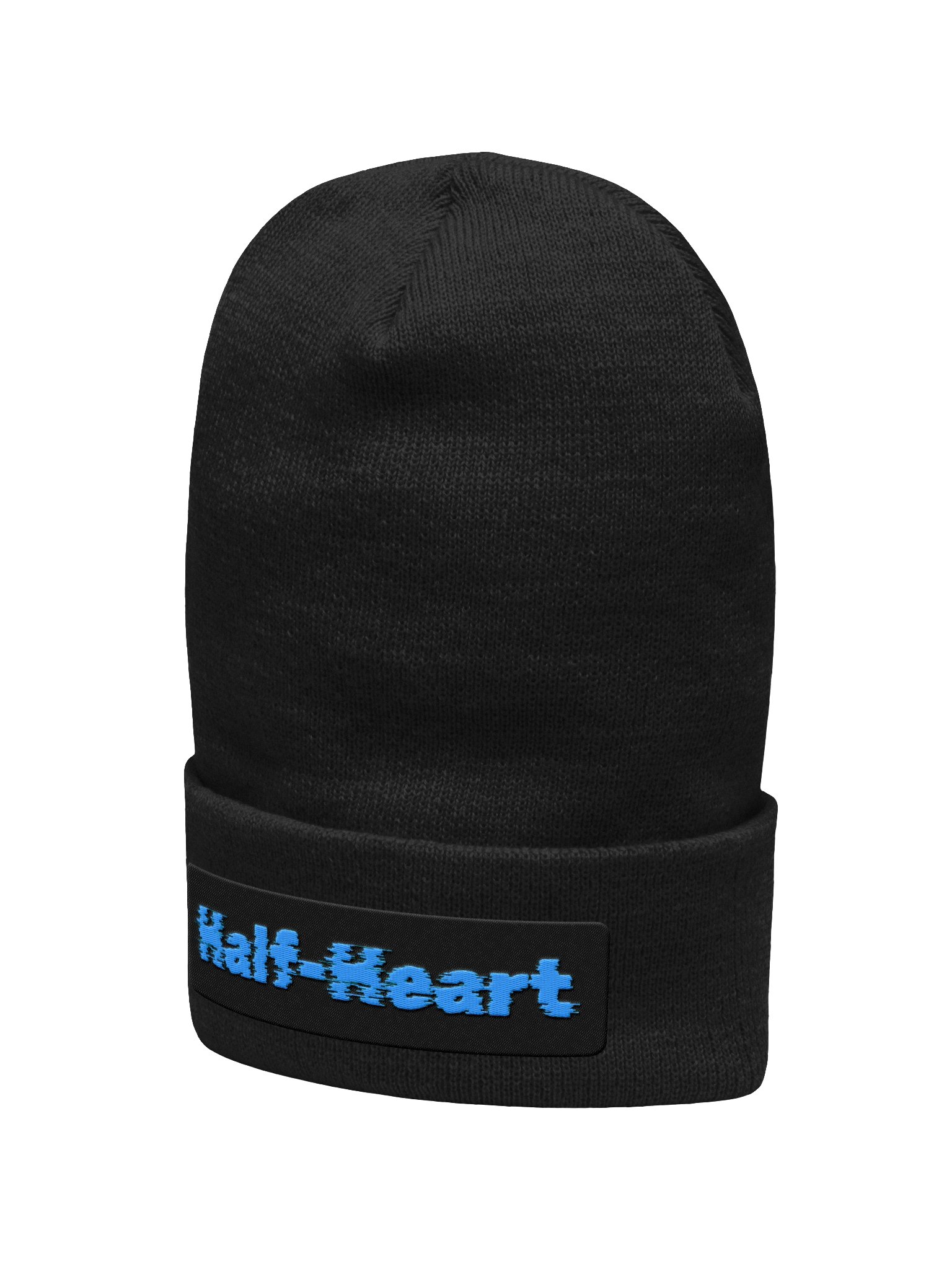 Embroidered Half Heart Beanie | Runesy Merch Collection | Cuffed Beanie product image (2)