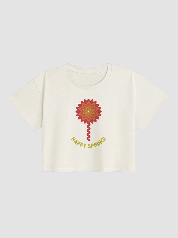Happy Spring Women's Premium Crop Top product image (2)