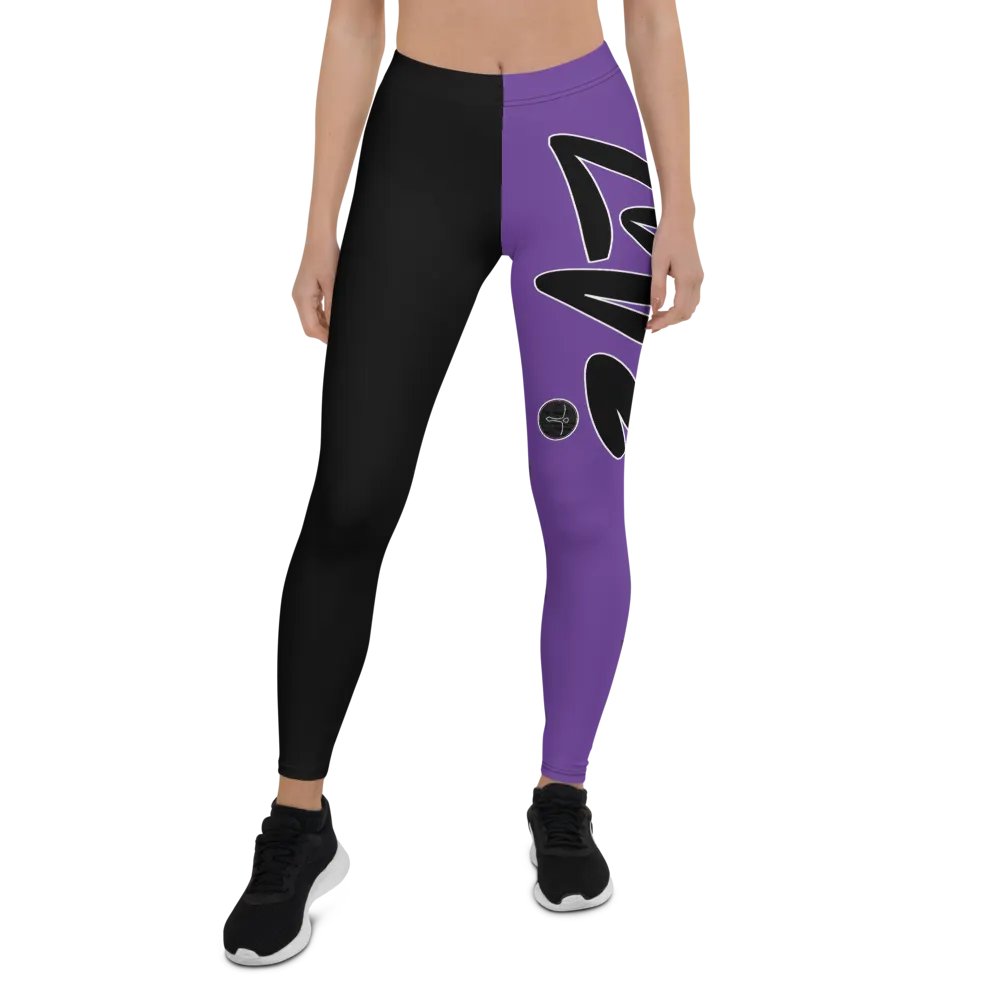 Love - Black & Purple - Leggings product image (2)