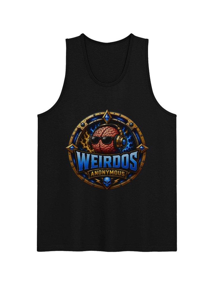 Beard__Oh Weirdos Anonymous Men's Premium Tank product image (1)