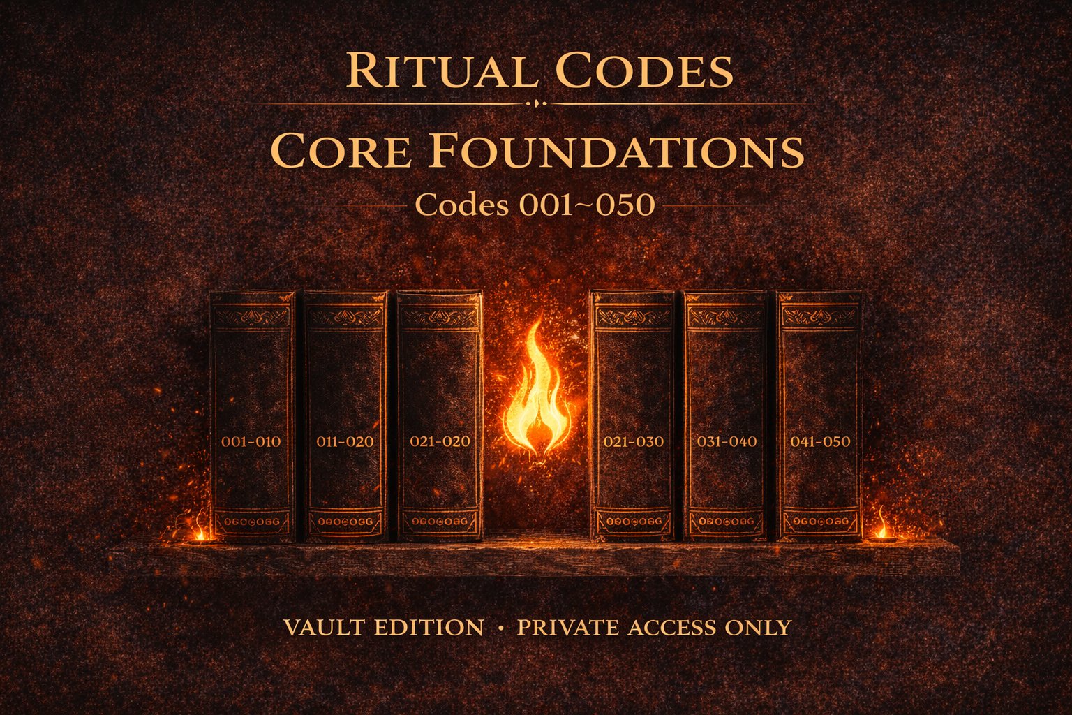 🔒 RITUAL CODES  CORE FOUNDATIONS BUNDLE (Codes 001–050) BUNDLE product image (2)