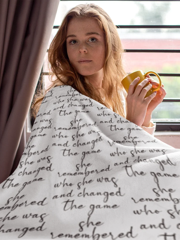 She Remembered Blanket product image (1)