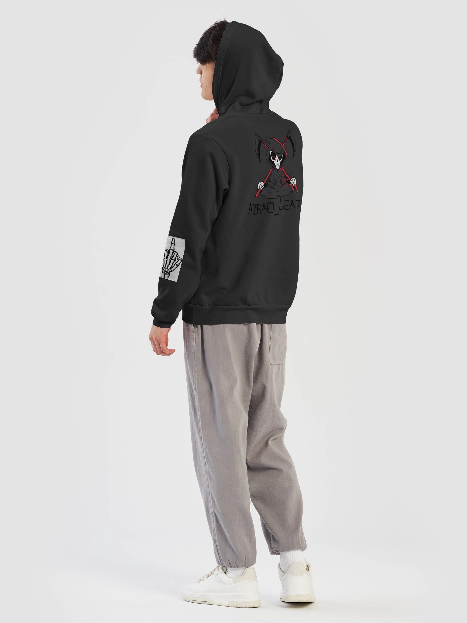 Rebellious Gesture Skeleton Hoodie product image (8)