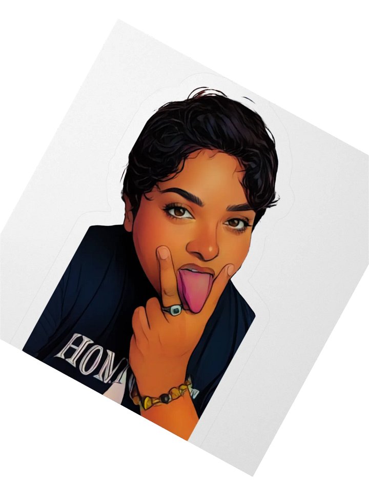 SeaDame - Self-Portrait Tongue Sticker product image (5)