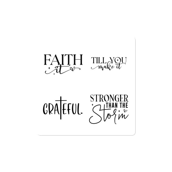 Faith Inspired Inspirational Quote Magnets Set product image (2)