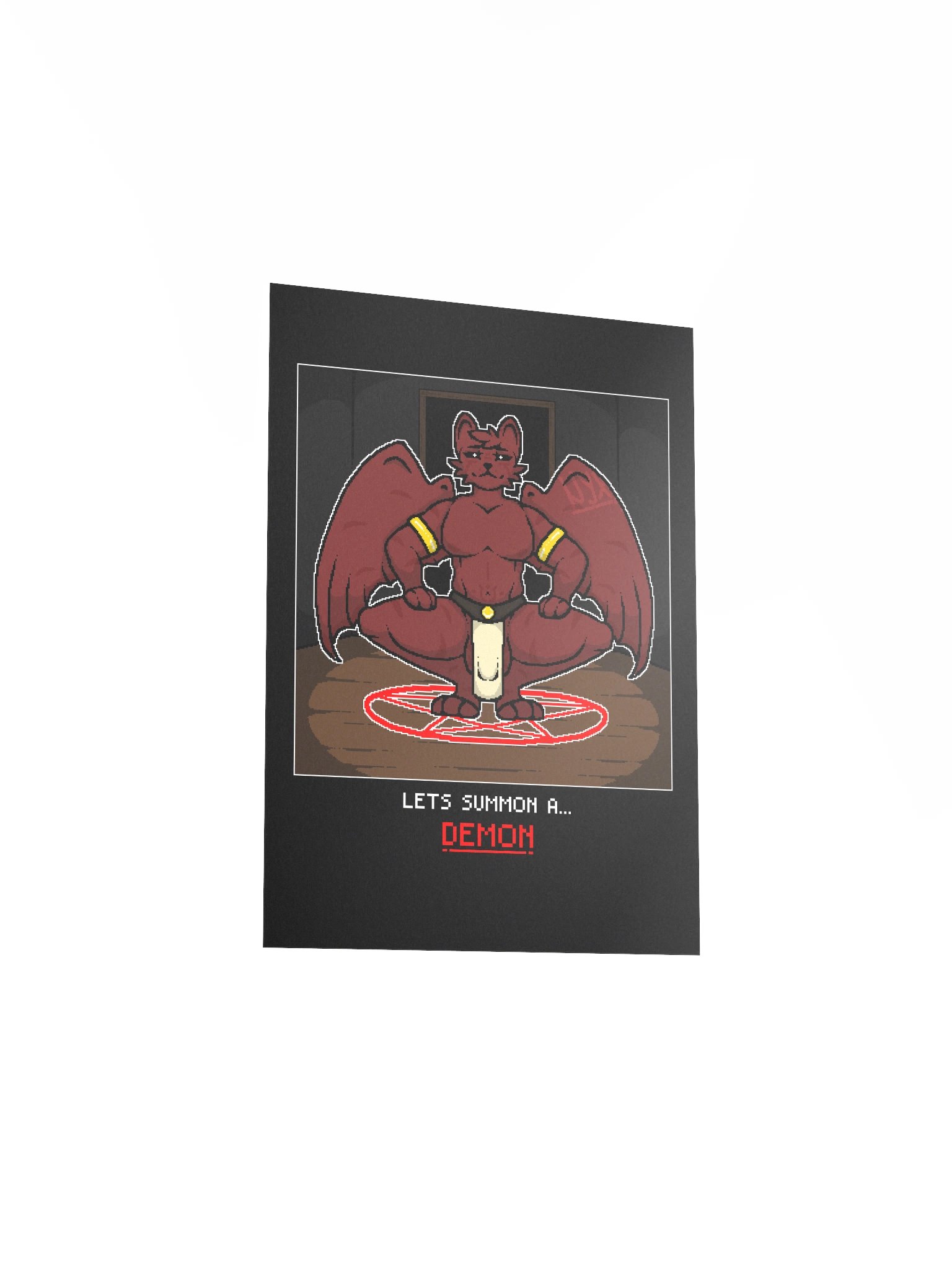 "Lets Summon" Pixel Print Poster product image (17)