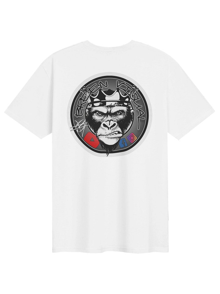 BreenVisual Crowned Ape Tee [black font] product image (2)