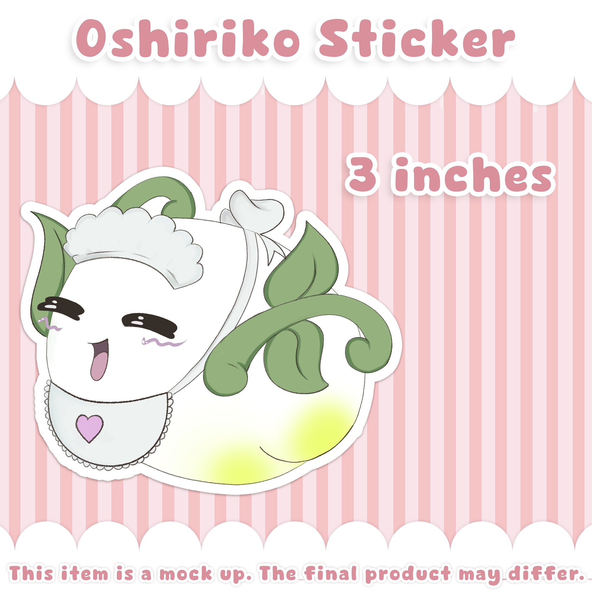 Oshiriko Maid Day Mascot Sticker [PREORDER] product image (1)