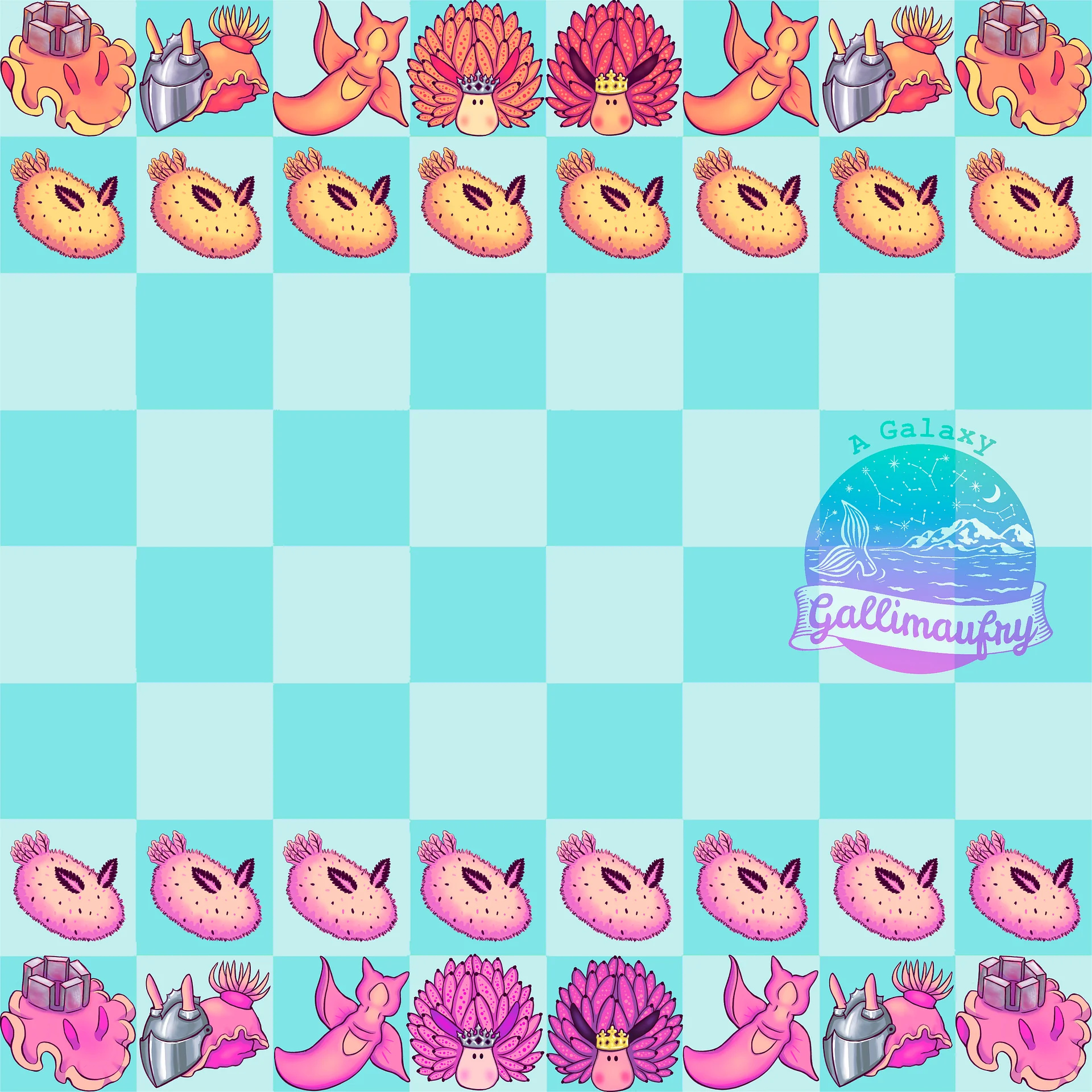 FREE Sea Slug Digital Chess Set! (png images) product image (4)