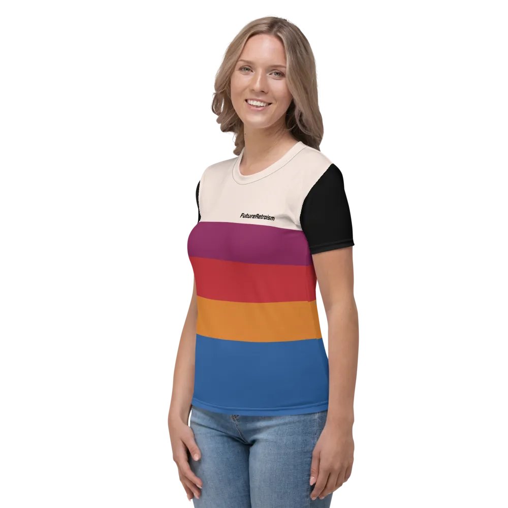 FR AOP Women's Crew Neck T-Shirt product image (4)