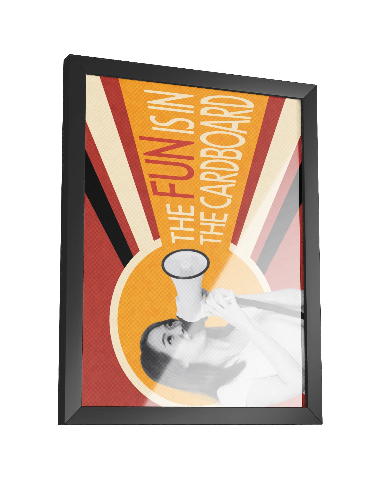 Retro Russian Propaganda Style Board Game Room Poster - FRAMED product image (10)