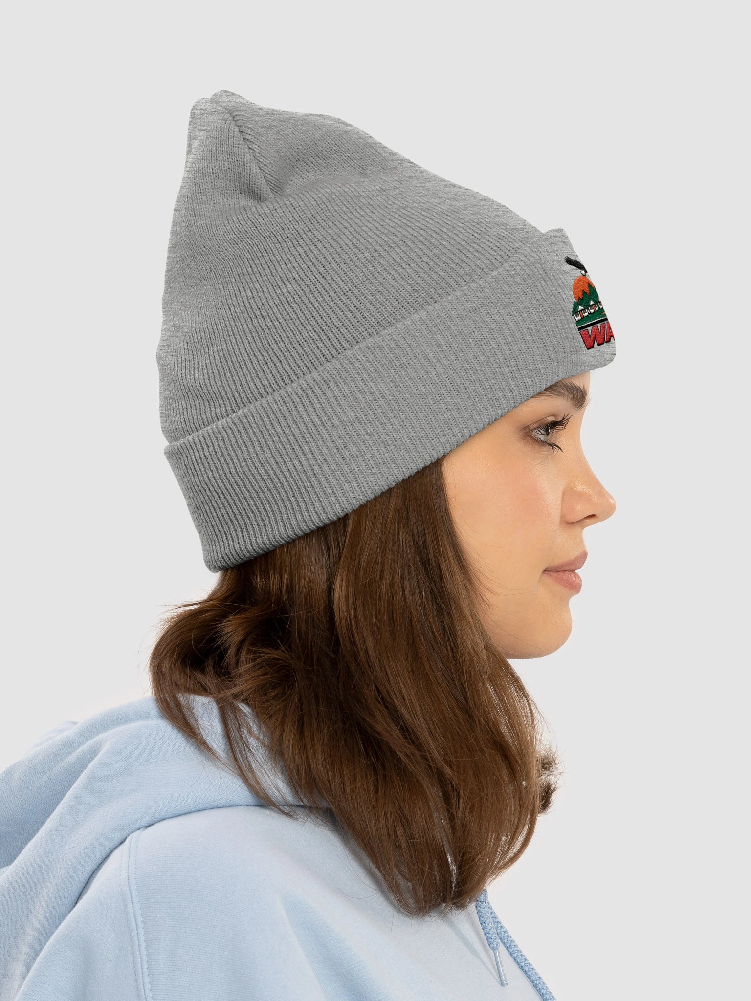 Warrior Long Beanie (Gray) product image (6)