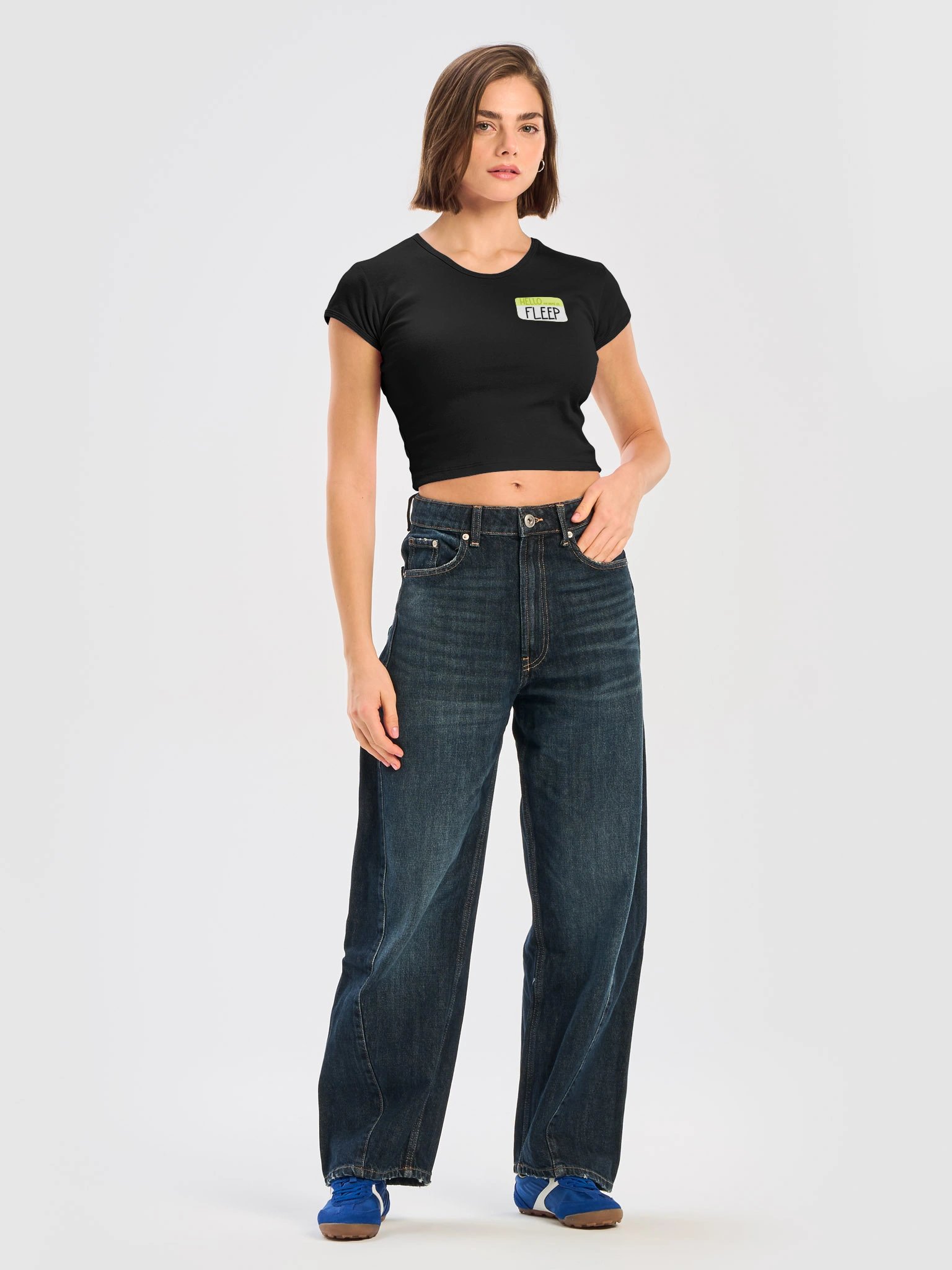 Hello My Name Is Fleep - Crop Top product image (11)