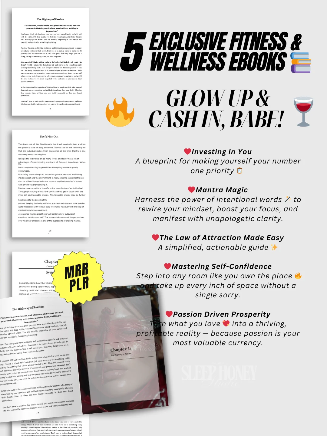 Personal Development 5 Canva eBooks | MRR PLR Bundle product image (3)