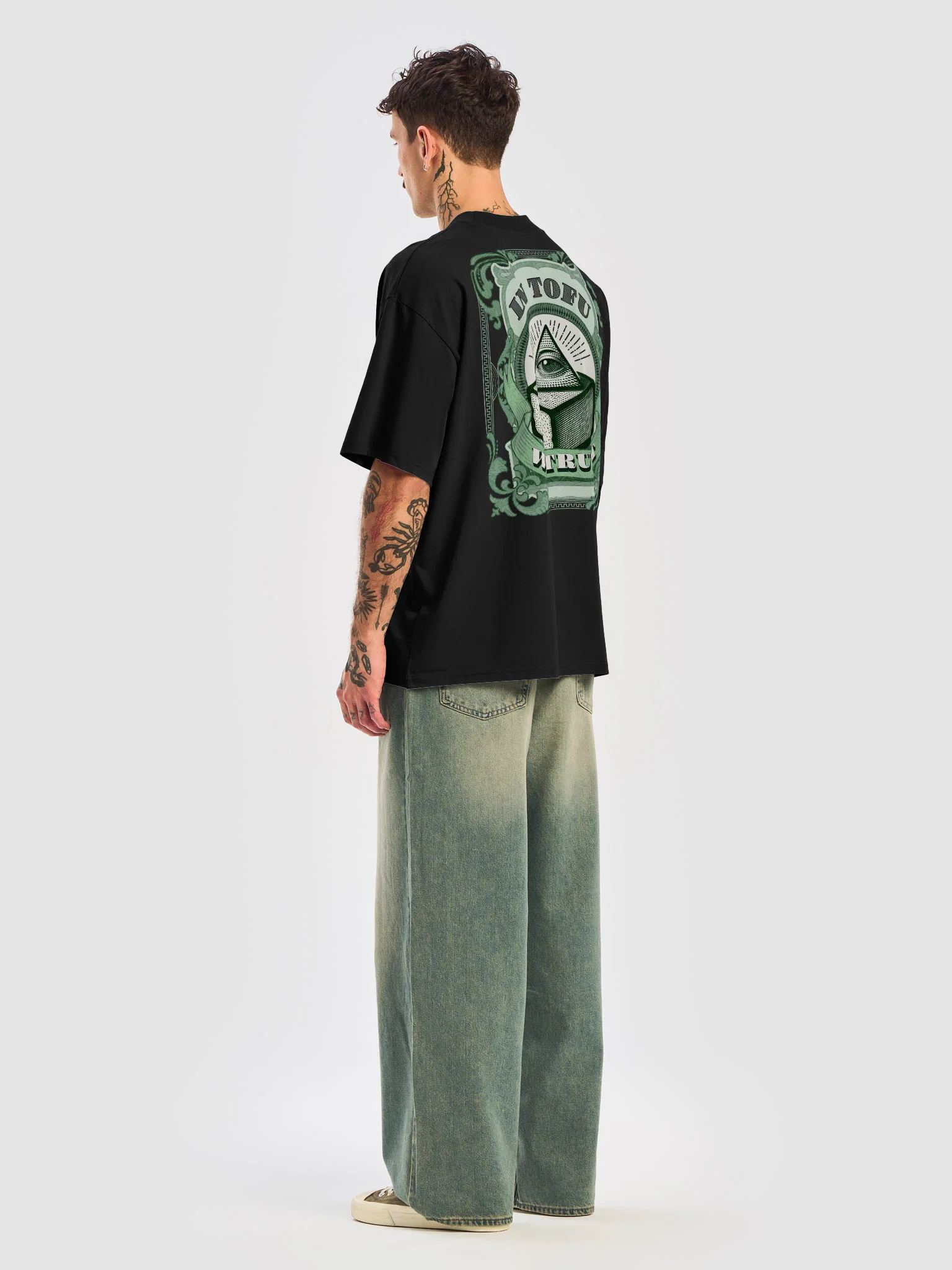 In Tofu We Trust Oversized Tee product image (16)