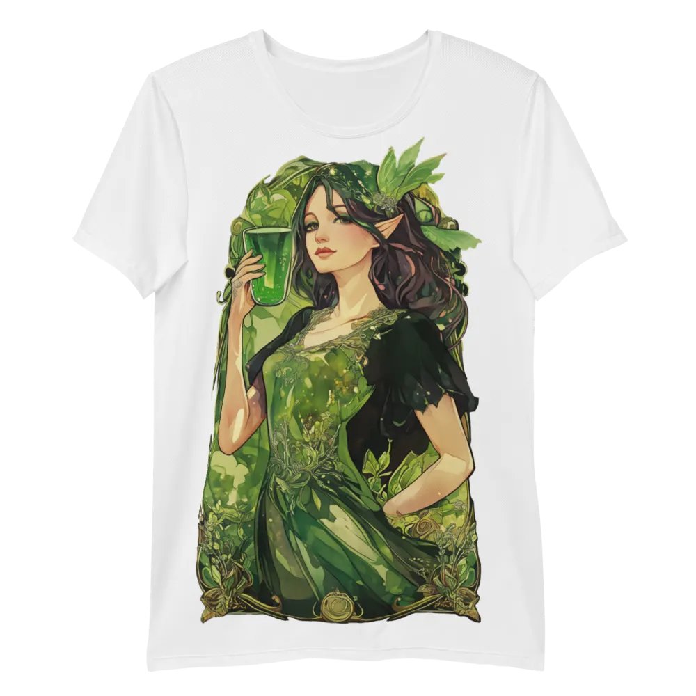 The Green Fairy - Large-print T-shirt product image (6)