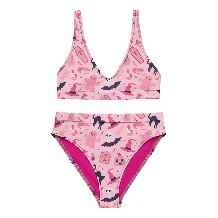 Pink Spooky High Waist Bikini product image (1)
