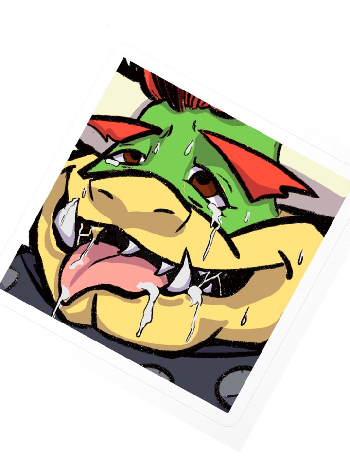 Bowser Horny Emote Sticker product image (2)