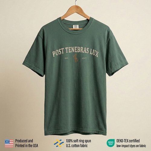 Theology you can wear.

Introducing Volume I: Foundations. We built a tee for those who stand on the Doctrines of Grace. No h...