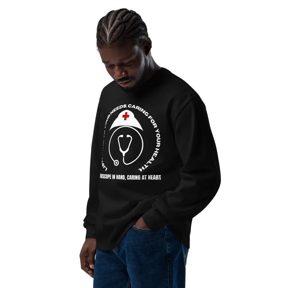 Heartbeat Health Logo Long Sleeve Shirt product image (10)