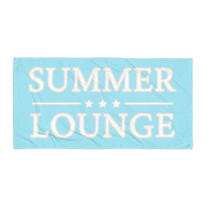 SUMMER LOUNGE TURQUOISE TOWEL - Handtuch Türkis product image (2)