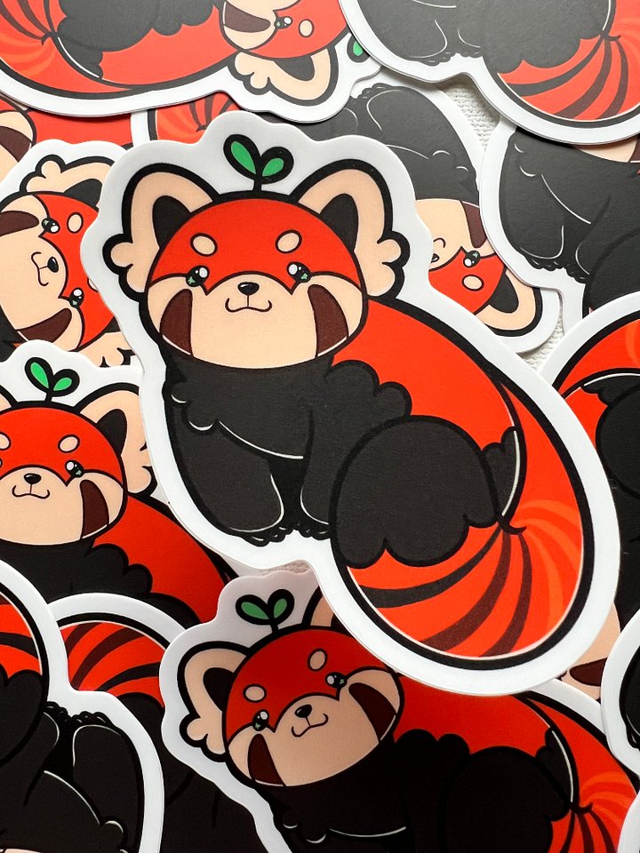 Sprout Red Panda Sticker product image (1)