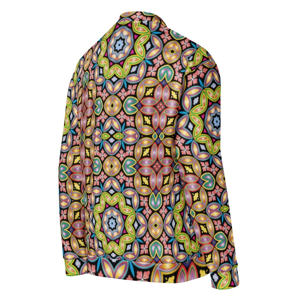 Batik Kawung Red Bomber Jacket product image (4)