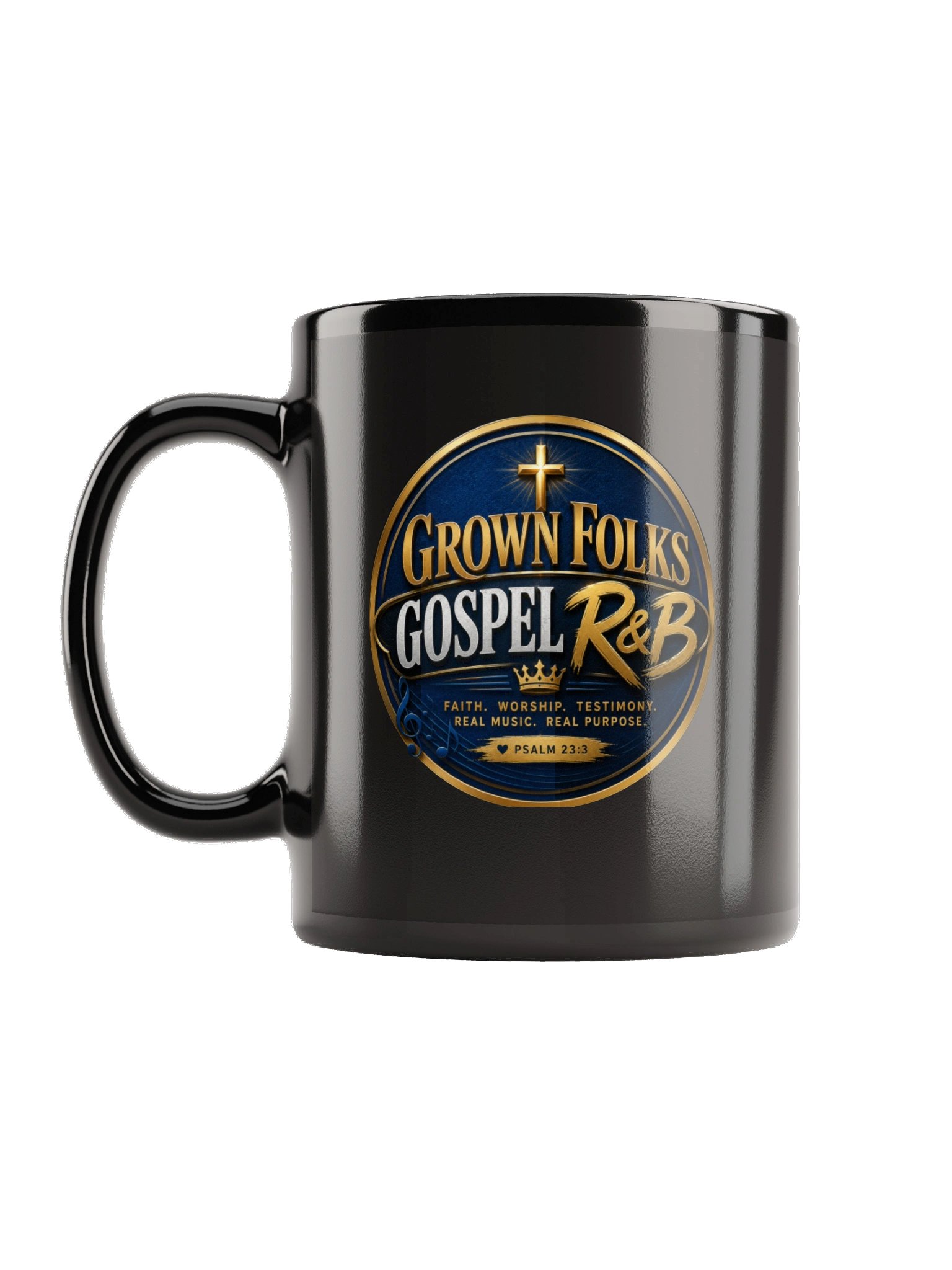 Grown Folks Gospel R&B Glossy Mug product image (2)