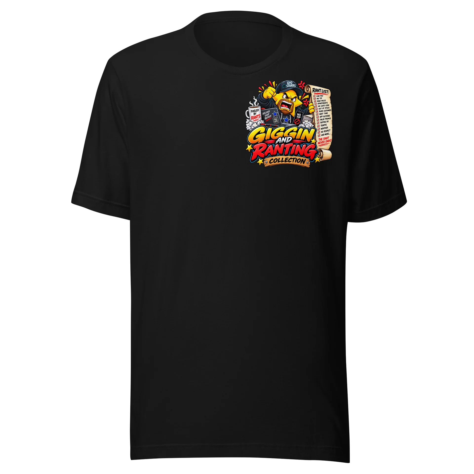 Appholes Face Check – Giggin’ & Ranting Tee ⭐ product image (1)