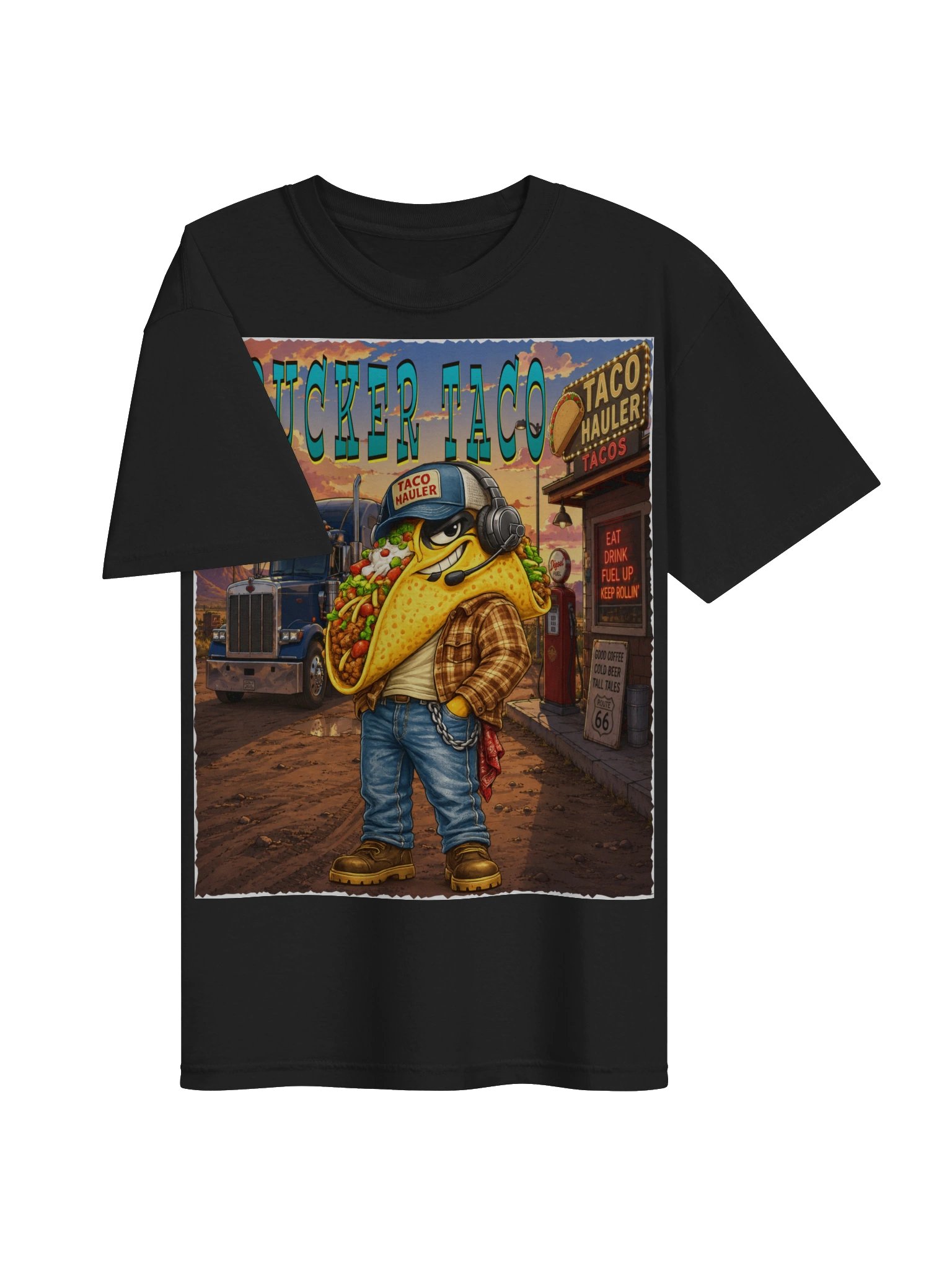 Trucker Taco Desert Crew Tee product image (26)
