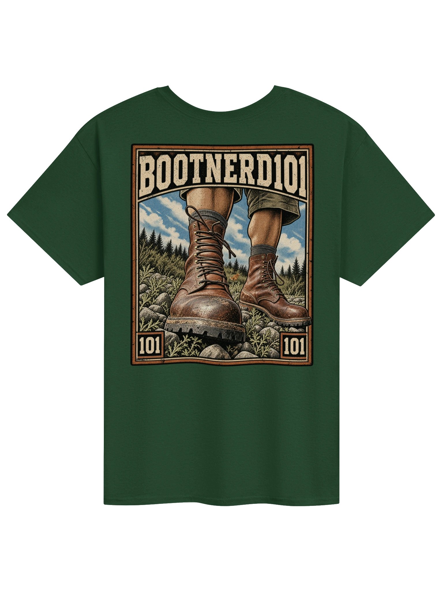 BootNerd101 Boots on the ground Logo Tee product image (2)
