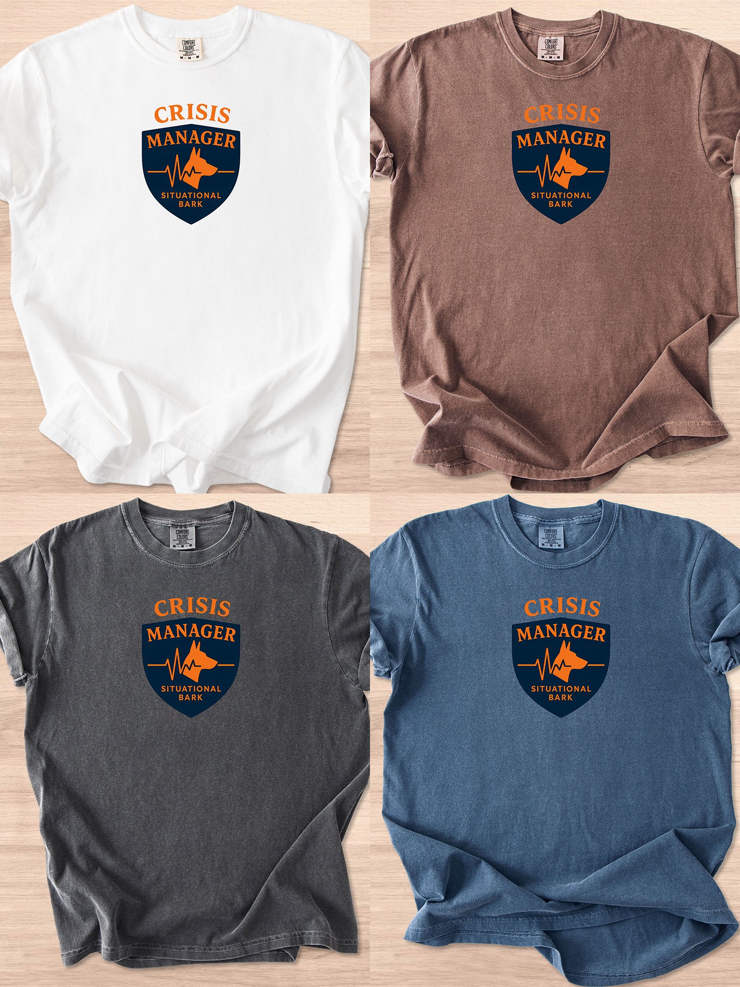 Crisis Manager (German Shepherd) Tee product image (19)