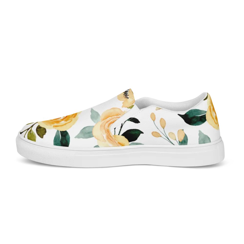 Yellow Rose Delight Slip-Ons product image (9)