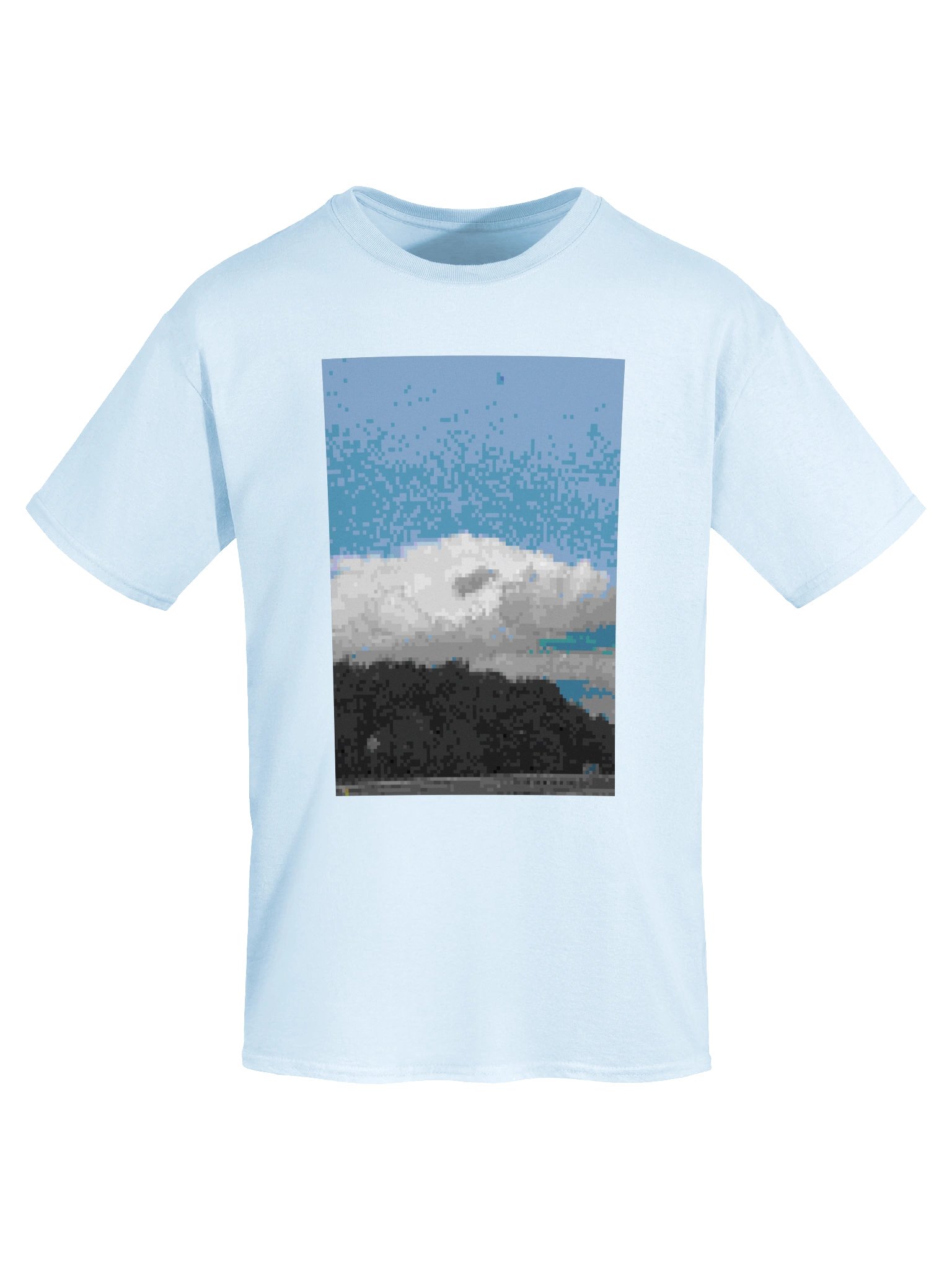 pixel cloud graphic tee product image (5)