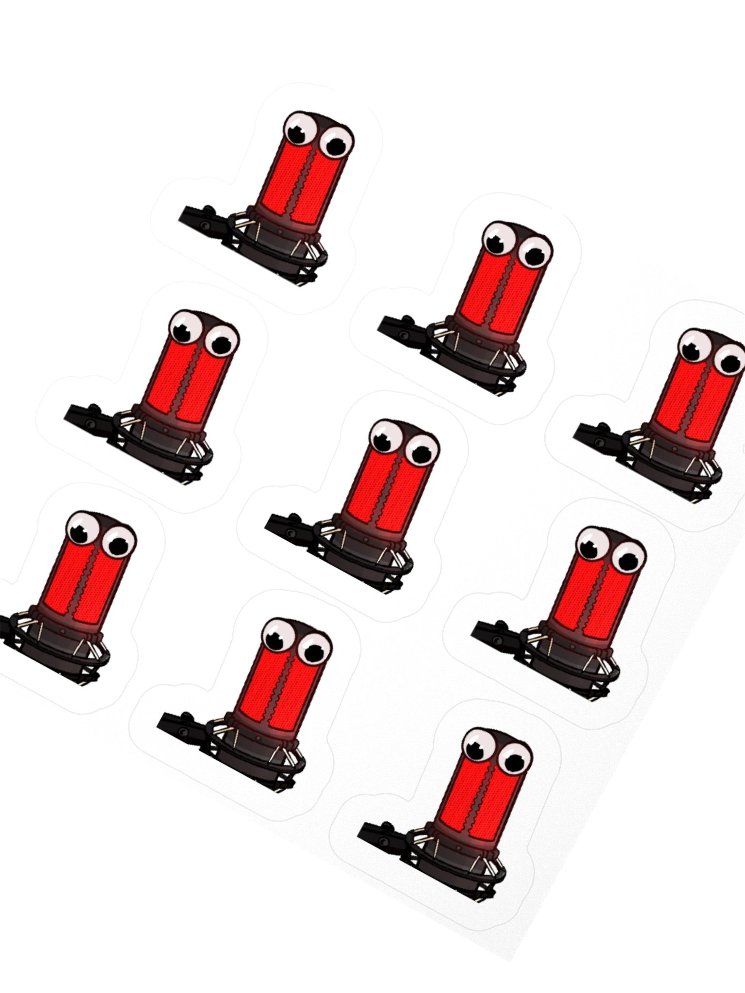 Nukeri Emote Sticker Set - 9x Mic product image (4)