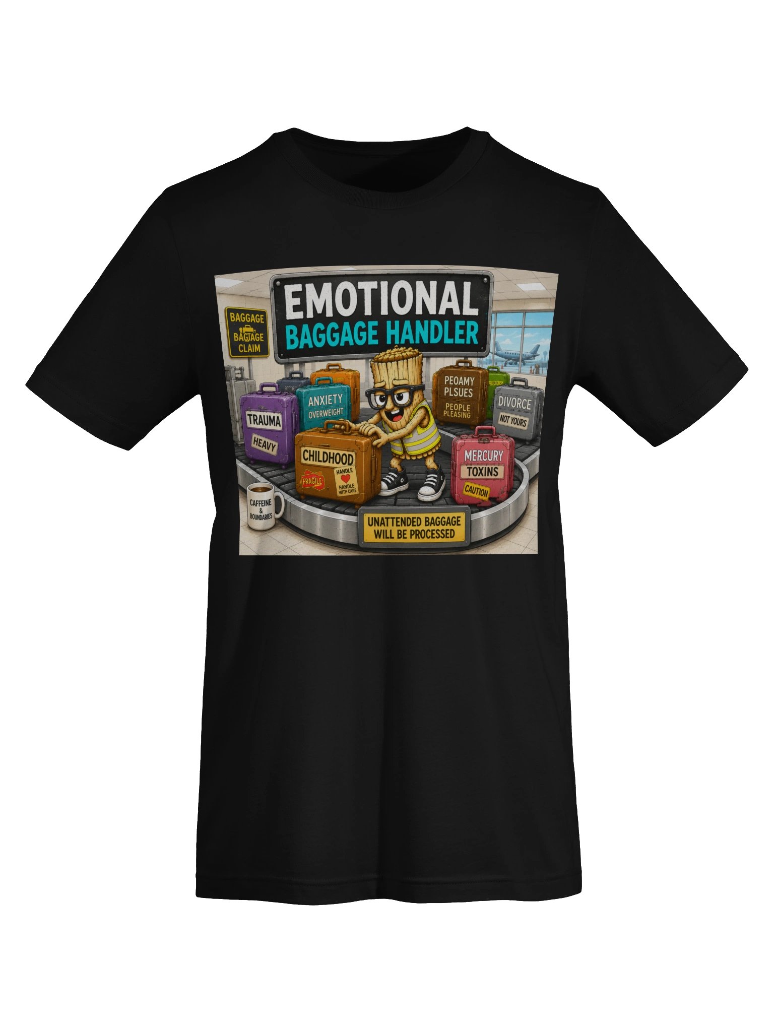 Smudgy the Sage: Emotional Baggage Handler T-Shirt product image (5)