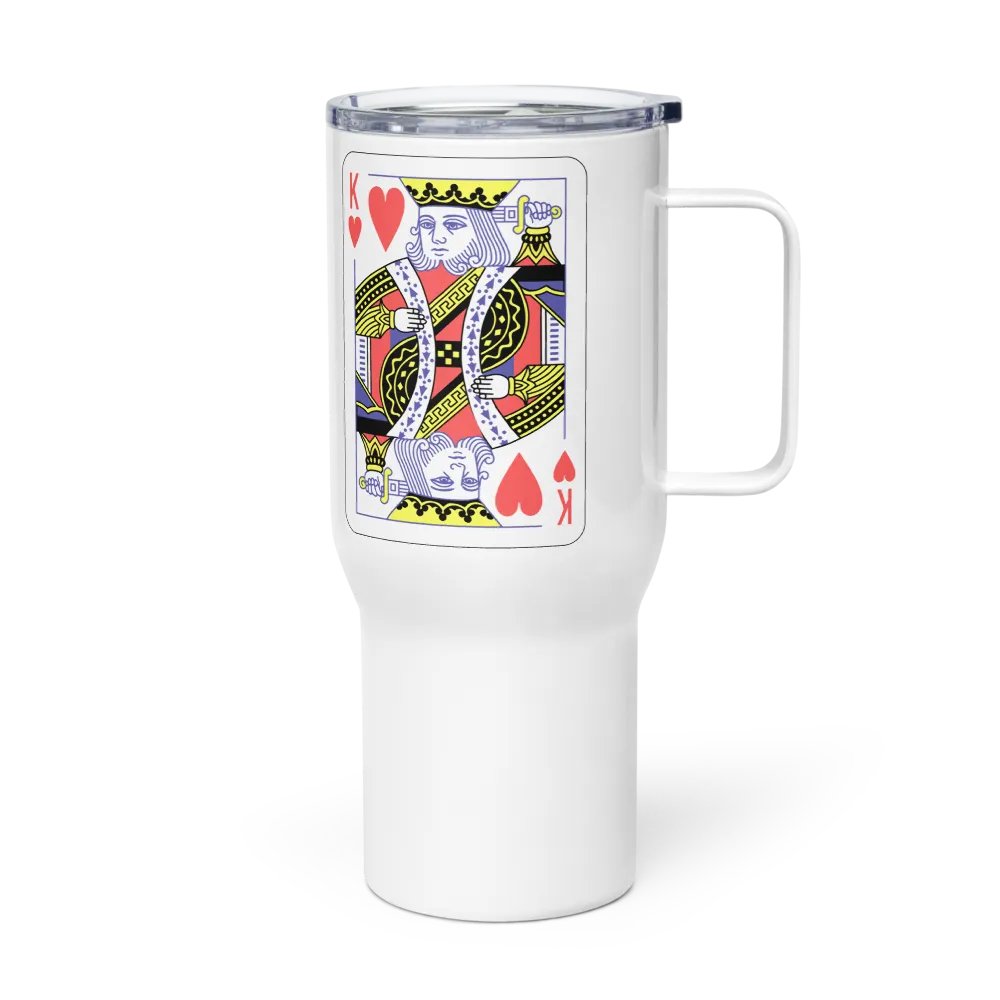 Regal King of Hearts Travel Mug product image (3)