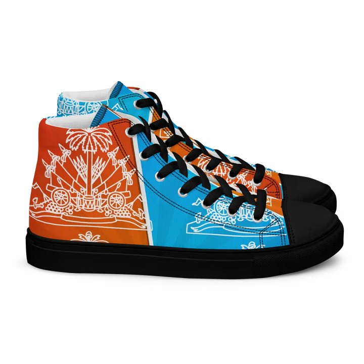 Haitian flag Men's High Tops product image (2)
