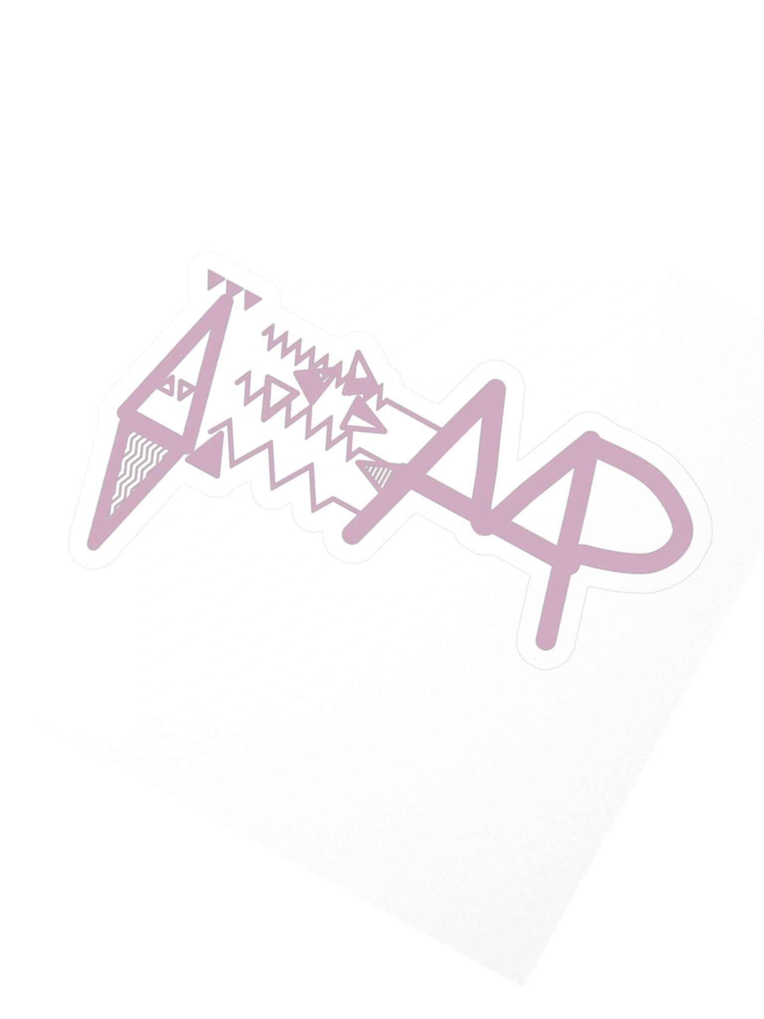 Triad Clef Pink — Transfer Sticker product image (2)