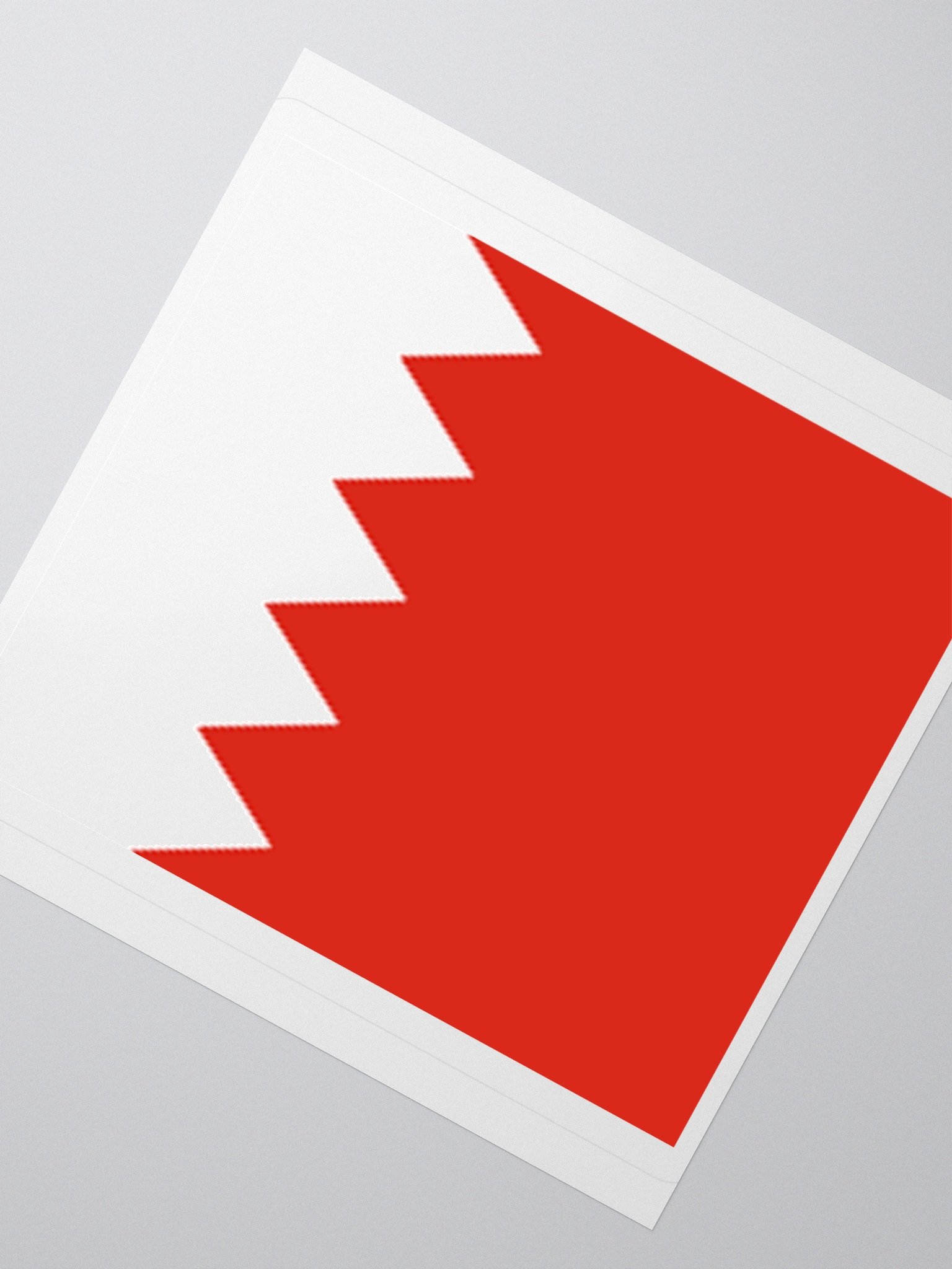 Exclusive Bahrain Flag Kiss-Cut Stickers - High-Quality Vinyl, Multiple Sizes product image (4)