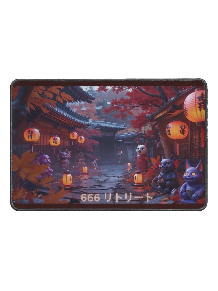 Mystical Japanese Street Desk Mat 666retreats product image (1)