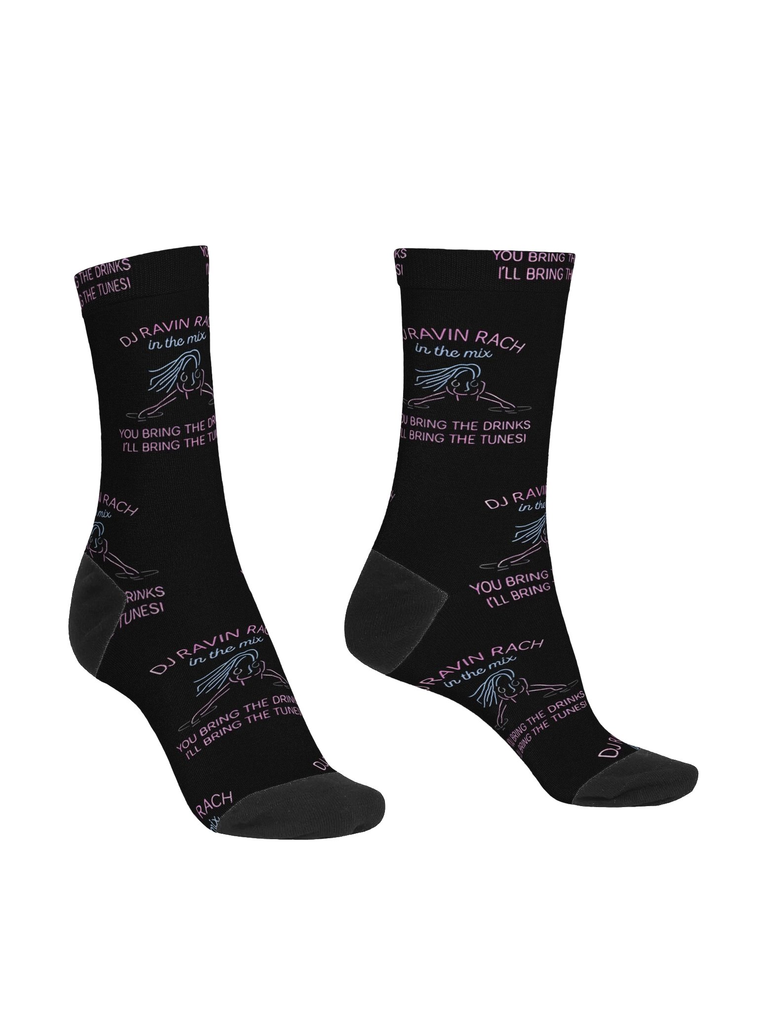 DJ Ravin Rach In The Mix Socks product image (3)