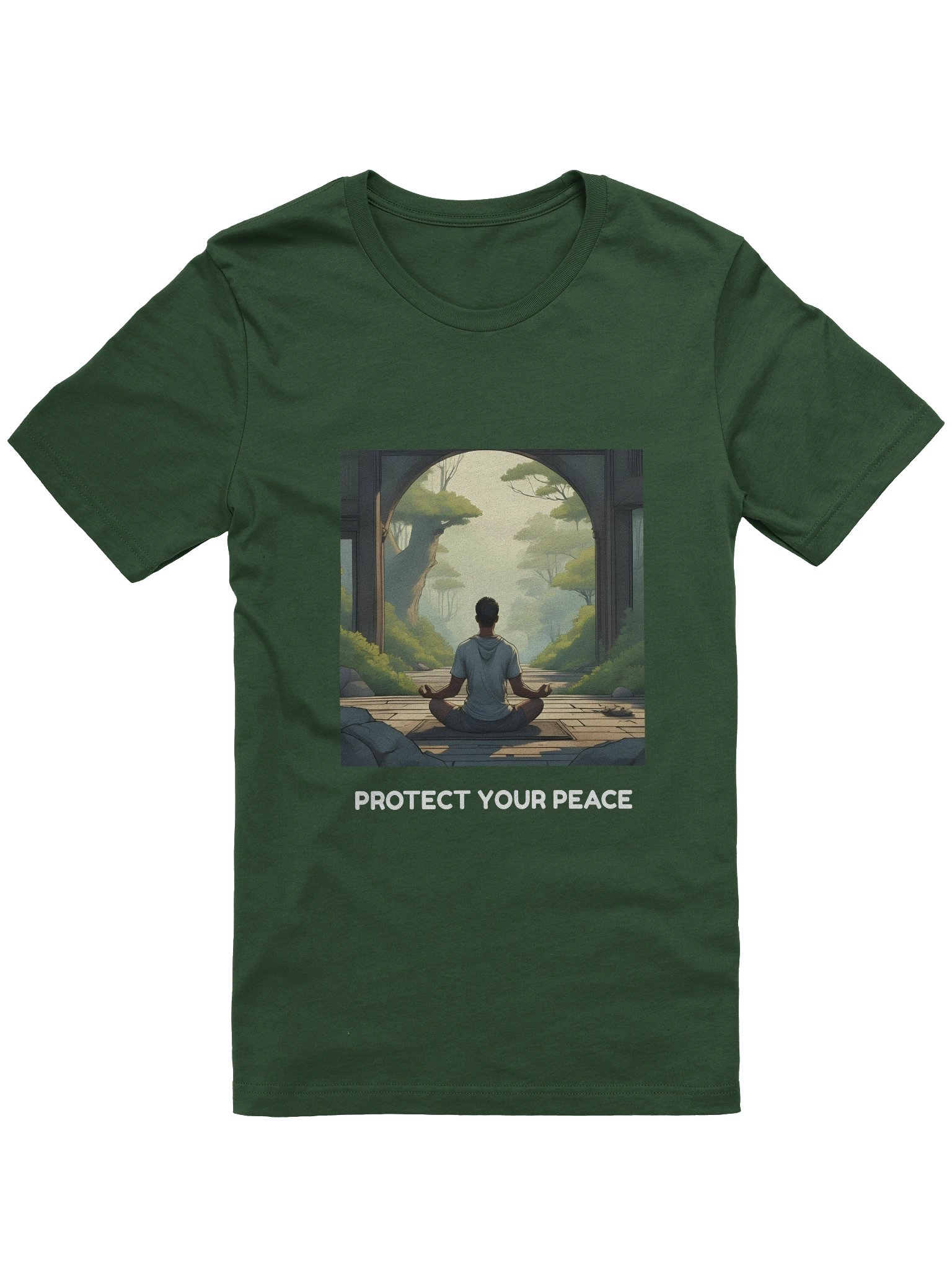 Protect Your Peace –Mindfulness Tee for Calm & Confidence product image (1)