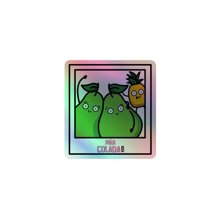 Piña Colada - Sticker (Holographic Kiss Cut) product image (1)