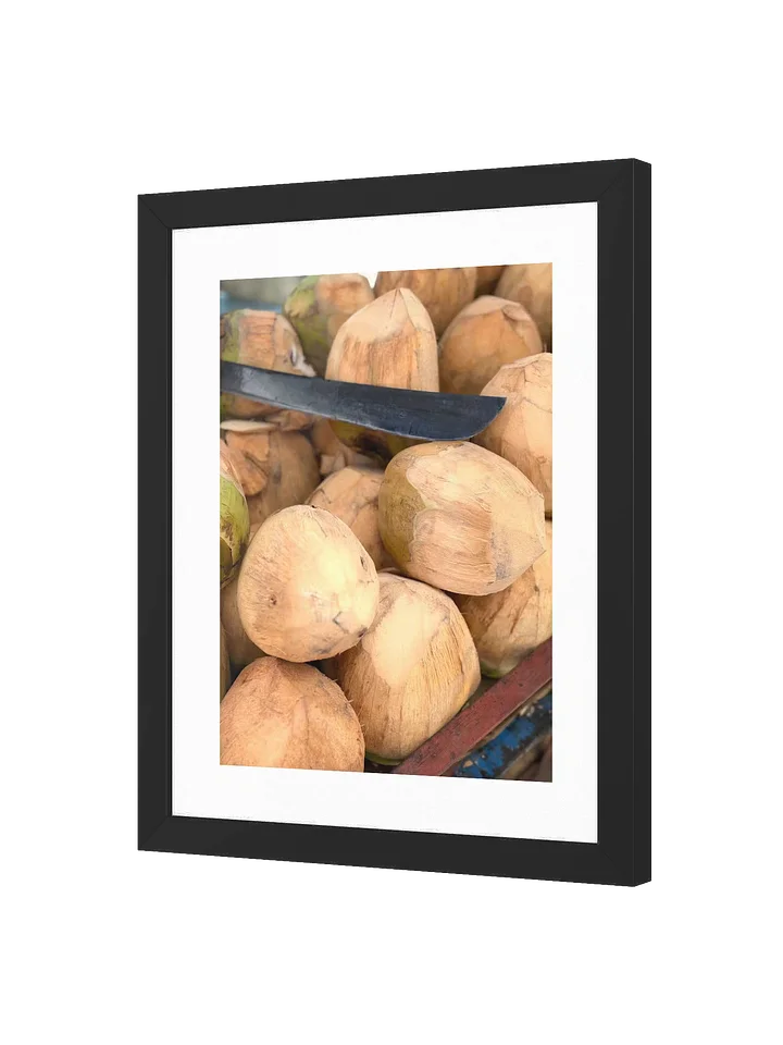 Coconut and Machete Framed Art Print product image (5)